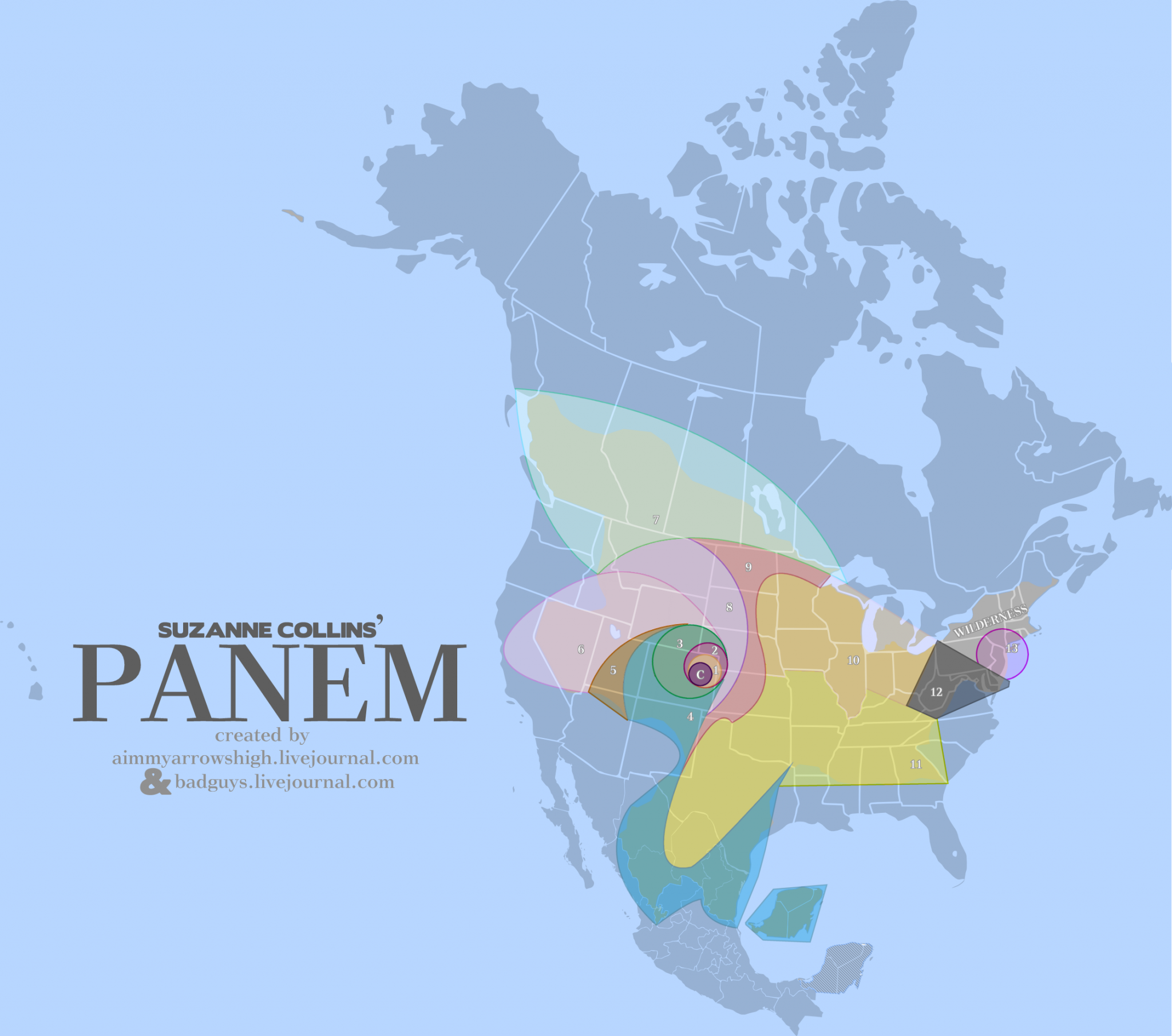 all the districts in the hunger games