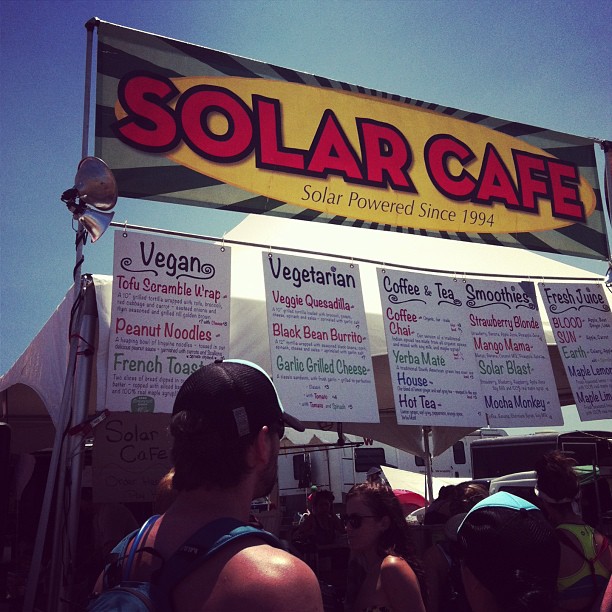 Solar Cafe bonnaroo