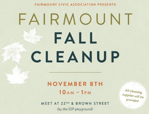 fairmount civic association cleanup 2014