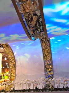 The waves entrance of Philadelphia 2012 International Flower Show to transport you to Hawaii Islands of Aloha