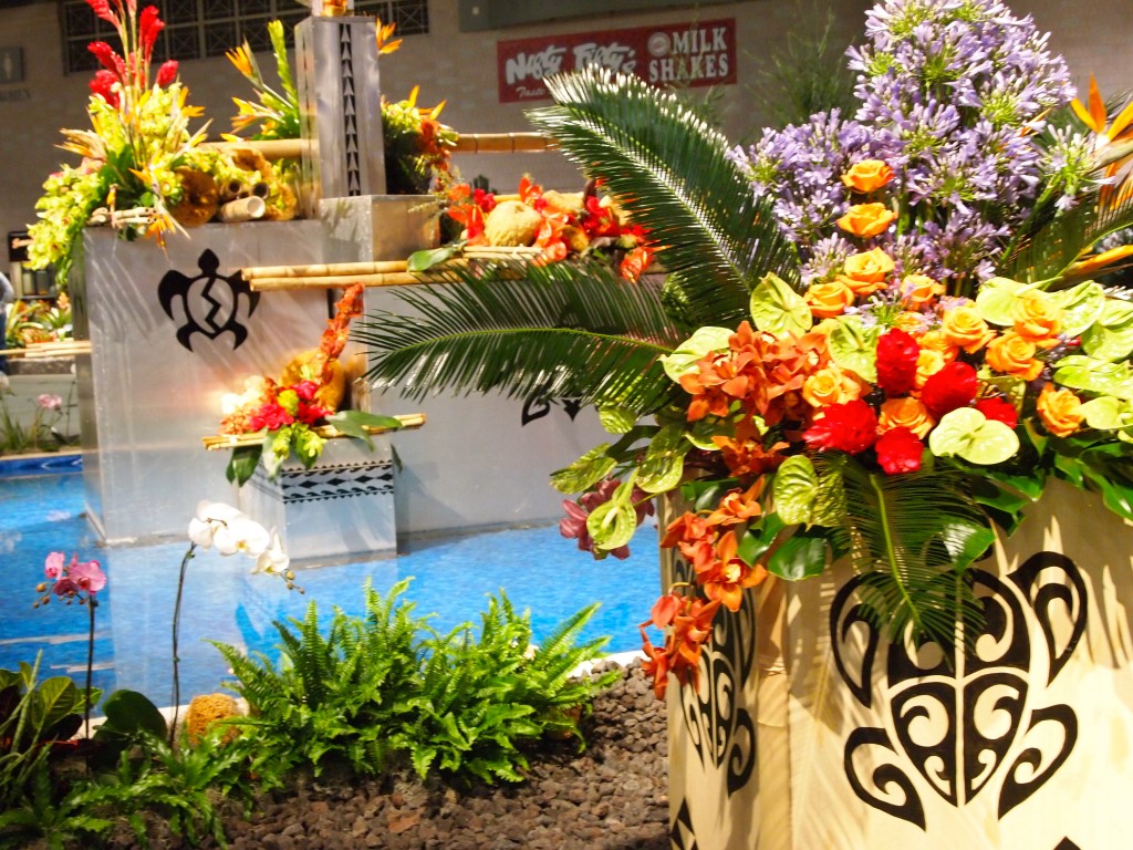 Kukua Exhibit at the 2012 Philadelphia Flower Show to represent Tribal Hawaiian Tattoos