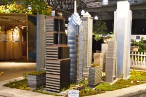 Scale model of Center City Philadelphia at 2012 Flower Show