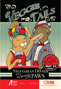 Vegetarian Dinner at Cuba Libre benefits PAWS!