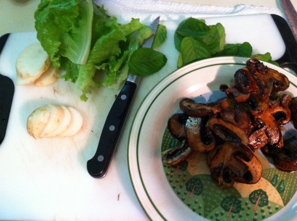 veggies for lettuce spring rolls wrap