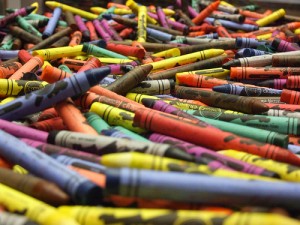 recycle used crayons