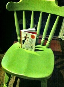 Our environmental chair in honor of Clint Eastwood (And Skinny Bitch)