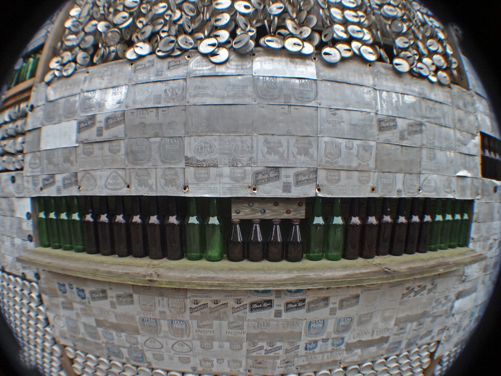 beer can house wall decorations