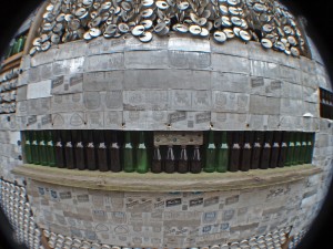 beer can house wall decorations