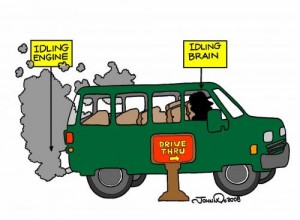 to idle or not to idle - cut carbon emissions