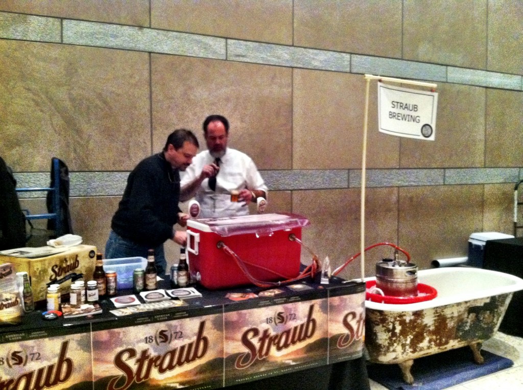 Straub Brewery at the Bathtub Beer Fest