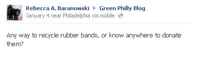 Recycle Rubber Bands – Where Can I Wednesday?