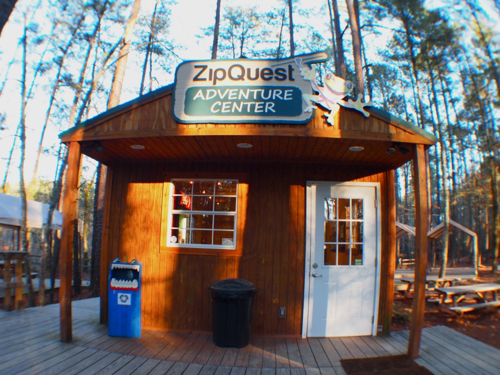 Zipquest Zip Line Adventure Center Entrance