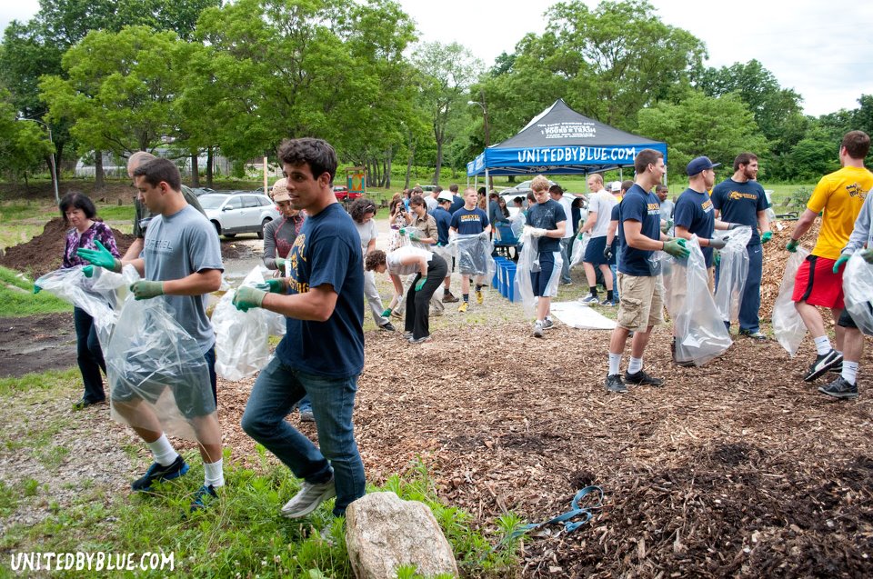 United by Blue Bartram's Garden Cleanup 2012