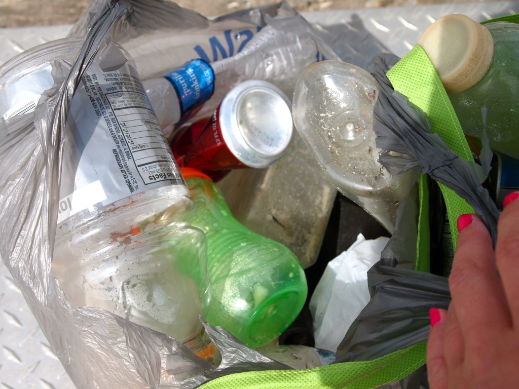 plastic pollution on shackleford beach, NC