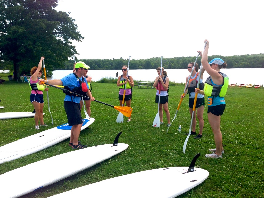 stand up paddleboarding