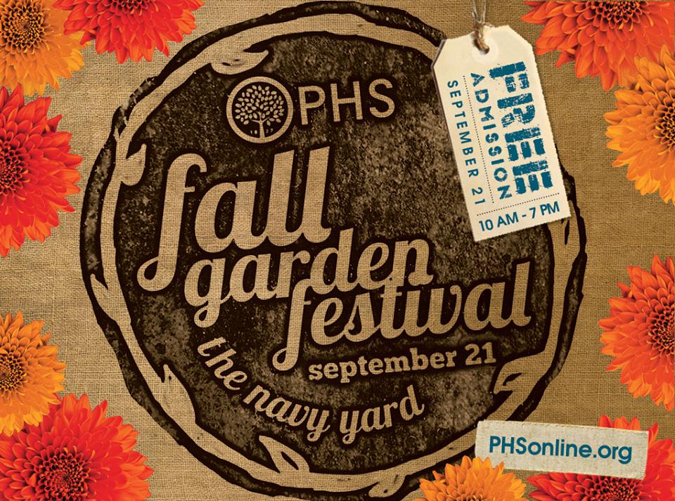 PHS Fall Garden Festival 2013 Returns Sept 21st