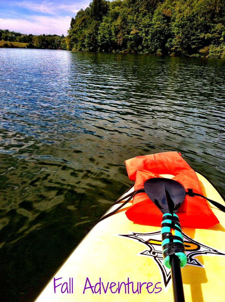 get outside and let it go - Fall SUP adventures