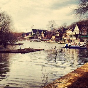 running philly - by Rittenhouse Boat House