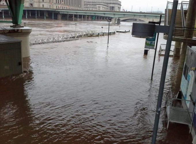 Flooded Schuylkill Bike Trail: Photo Friday