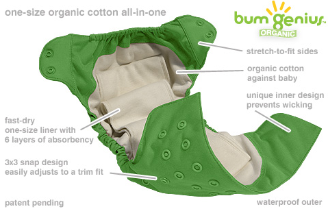 Photo: Sherry Henderson; BumGenius diapers