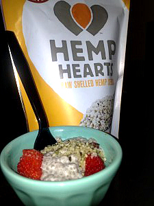 Chia Seed Pudding with Hemp Hearts
