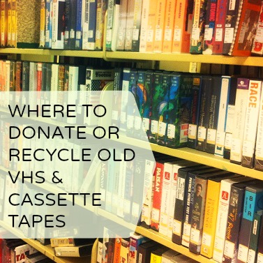 Where to Donate or Recycle VHS & Cassette Tapes – WCI