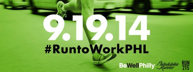Run to Work Day Philly is Fri, Sept 19th!