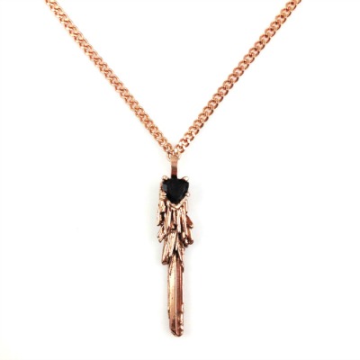 KEY TO THE UNKNOWN NECKLACE ROSE GOLD necklace from Concrete Polish