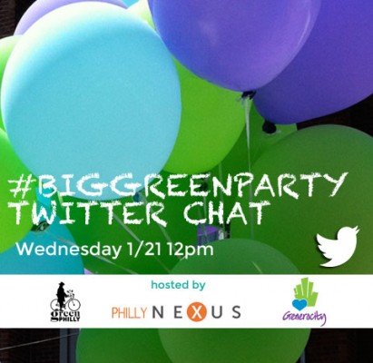 big green party twitter chat