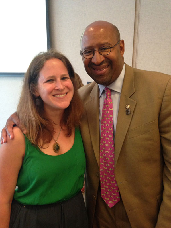 Julie Hancher & Mayor Michael Nutter