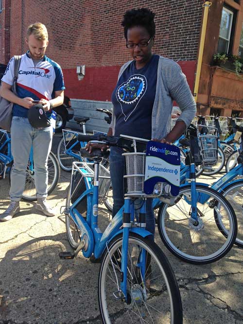 Kiera Smalls INdego Bike share Philadelphia