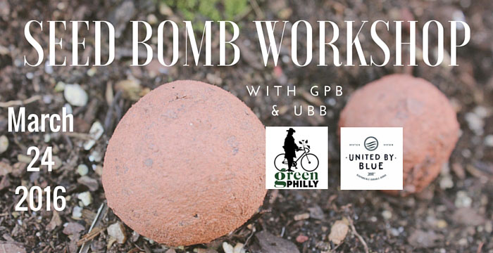 Seed Bomb workshop March 24 2016