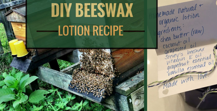 DIY BEEEEESness: How to Make Homemade Beeswax Lotion