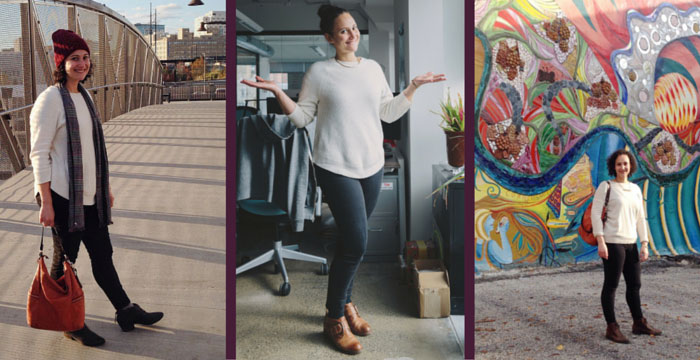 How Badass Chick Rachel Robbins Makes Wearing the Same Thing Thrice Awesome