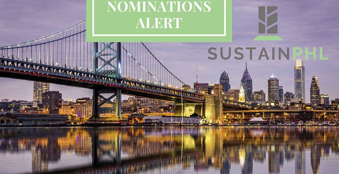 Nominations for SustainPHL Open Today