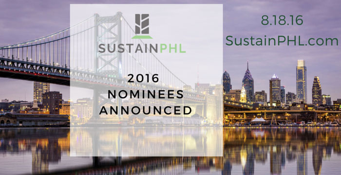 Announcing: SustainPHL Nominees