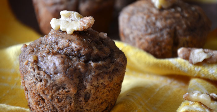 Vegan Peanut Butter Banana-nut Muffins Recipe