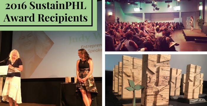 Announcing the 2016 SustainPHL Award Recipients