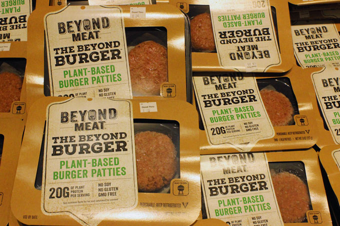 Beyond Meat Burger patty Whole Foods market