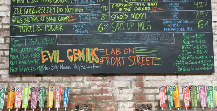 4 Reasons to Love the New Evil Genius Brewpub