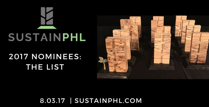 SustainPHL 2017: Announcing the Nominees