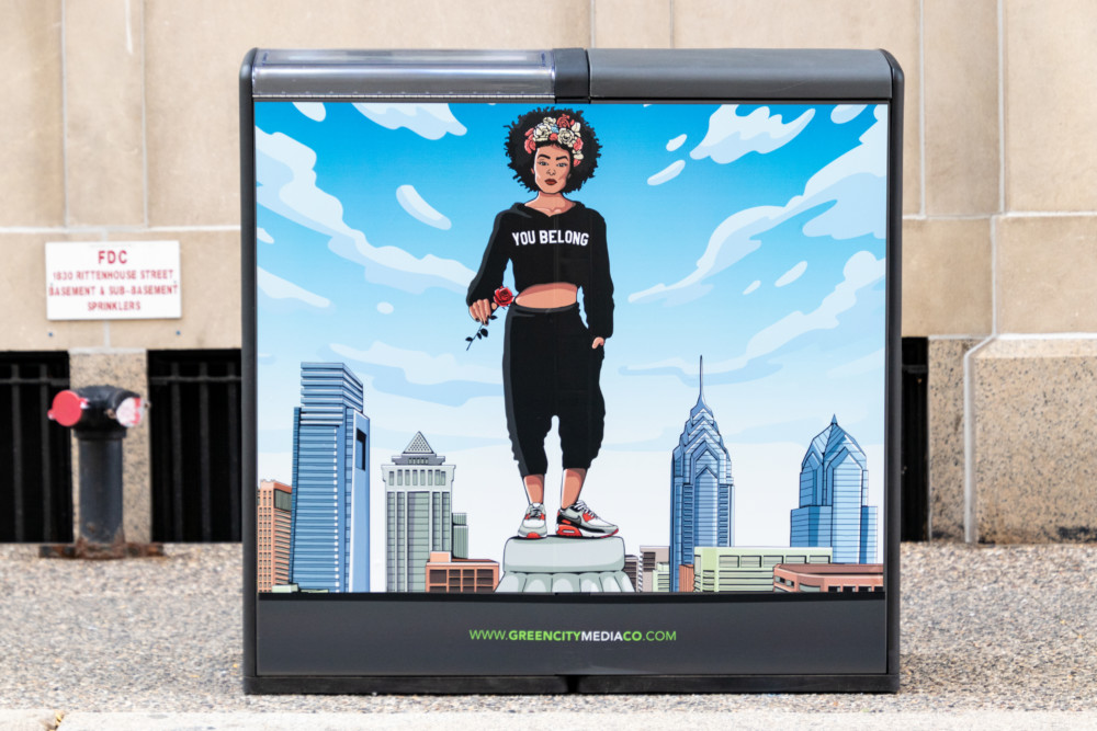 #TRASHCANTAKEOVER Turns Ads Into Art