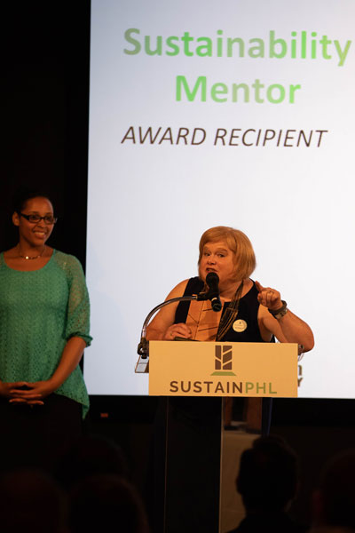 Diane Ofee Powers SustainPHL Mentor of the Year 2018