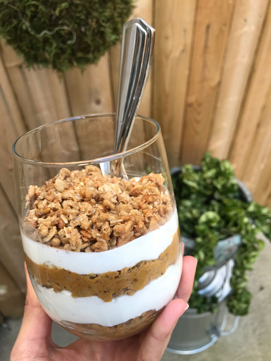 pumpkin pie breakfast
