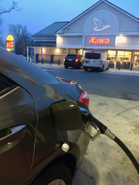 wawa rest stop in getaround car rental
