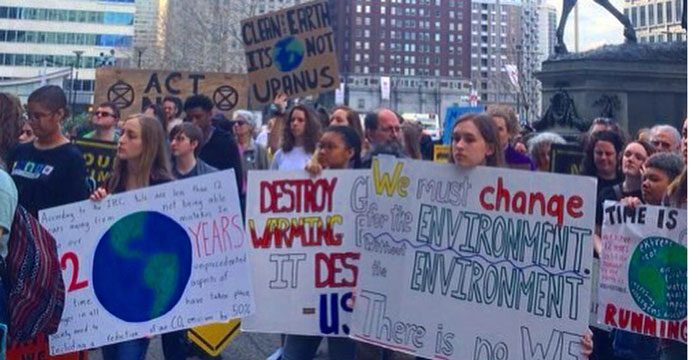 Philly Kids Strike Back in Youth Climate Strikes