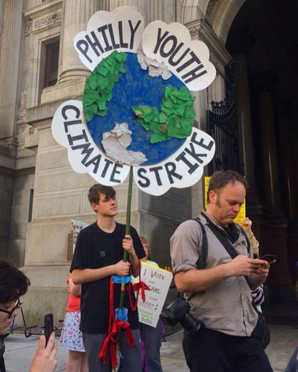 climate strike philly