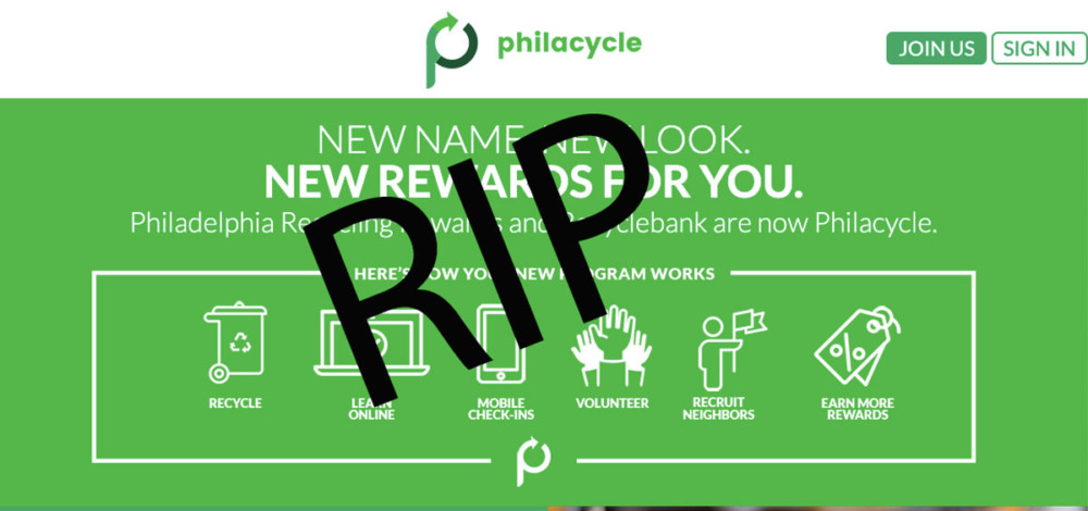 RIP: City Cancels Philacycle Program