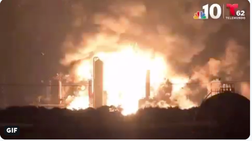 Explosion & Fire at South Philly Refinery this Morning
