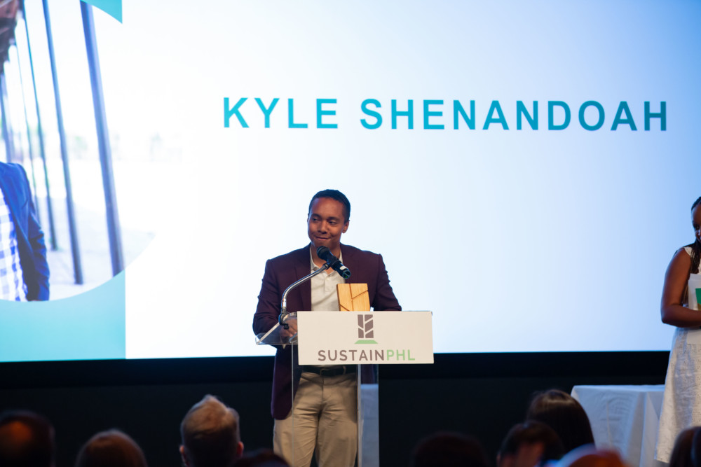 Kyle Shenandoah 2019 SustainPHL Neighborhood Champion